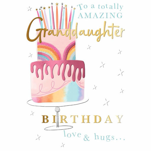 Picture of TO A TOTALLY AMAZING GRANDDAUGHTER HAPPY BIRTHDAY